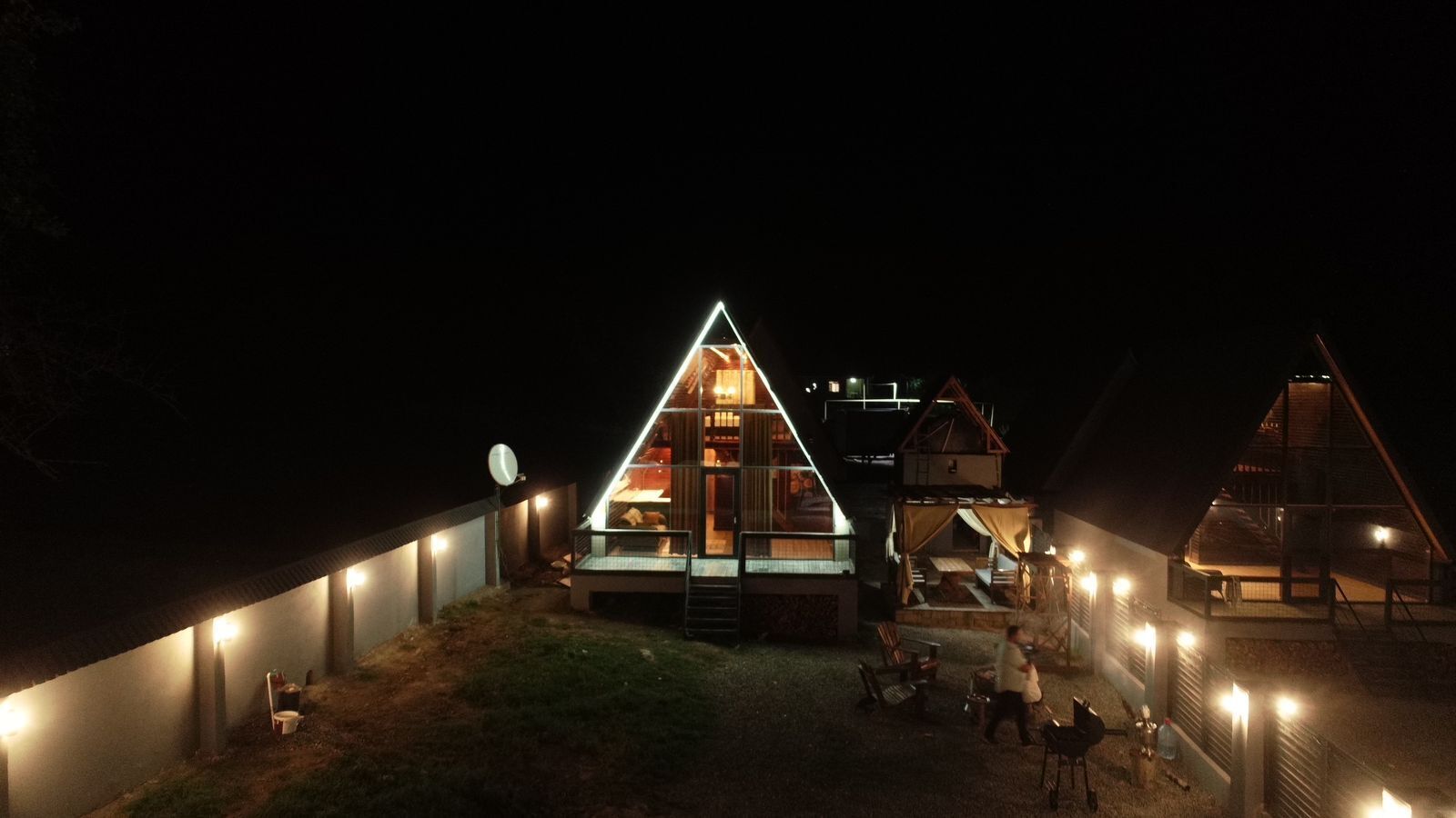 Majoituspaikan julkisivu