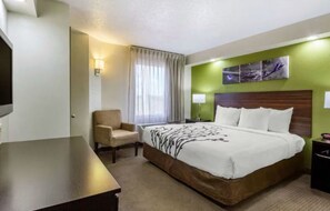 1 slaapkamer, een strijkplank/strijkijzer, gratis wifi, beddengoed