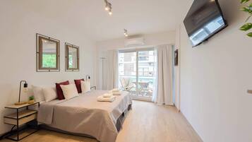 1 bedroom, travel crib, WiFi, bed sheets