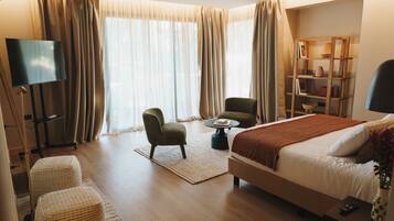 Habitación doble superior | Sábanas de algodón egipcio y ropa de cama de alta calidad