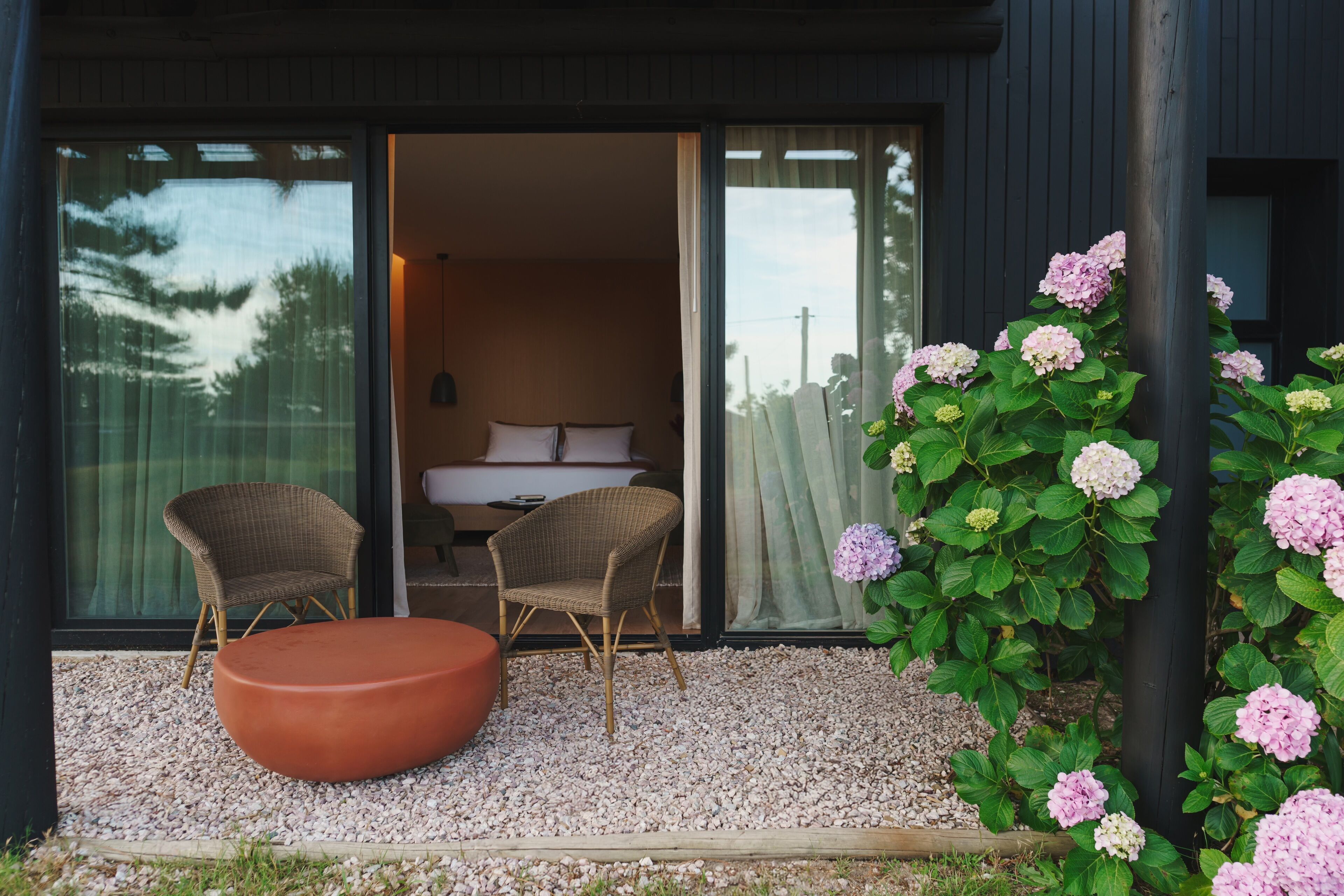 Deluxe-Doppel- oder -Zweibettzimmer | Terrasse/Patio