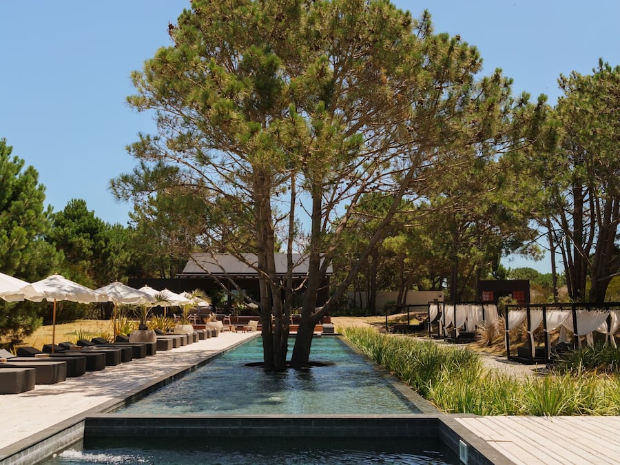 Seasonal outdoor pool