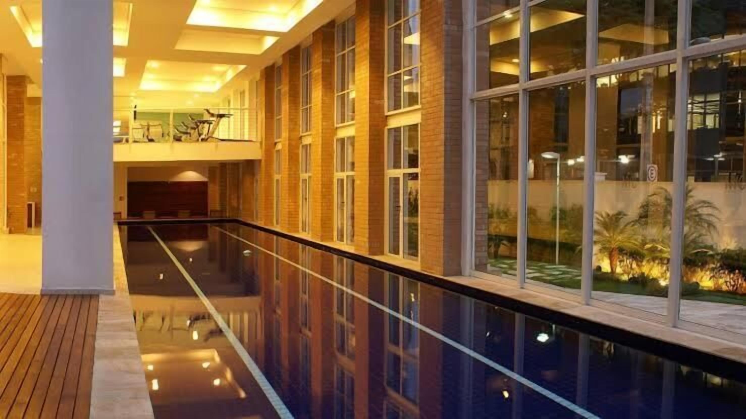 Indoor pool, outdoor pool
