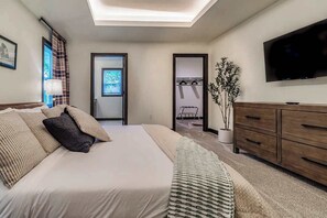 5 soverom, strykejern/-brett, wi-fi og sengetøy