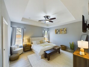 Desk, iron/ironing board, travel cot, WiFi