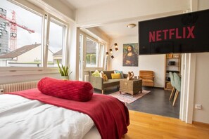 1 makuuhuone, silitysrauta/-lauta, ilmainen Wi-Fi, vuodevaatteet