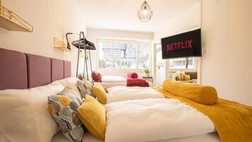 1 bedroom, iron/ironing board, free WiFi, bed sheets