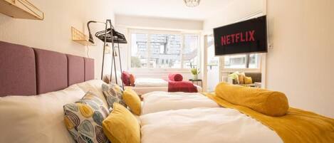 1 bedroom, iron/ironing board, free WiFi, bed sheets