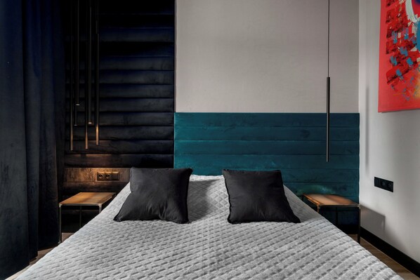 Appartement, balkon | Een strijkplank/strijkijzer, gratis wifi