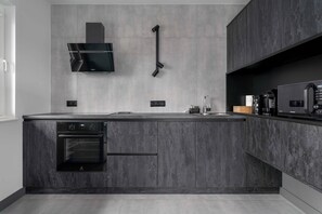 Appartement, balkon | Privékeuken