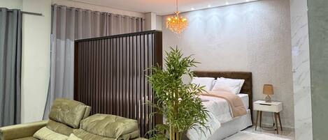 1 chambre, fer et planche à repasser, Wi-Fi, draps fournis