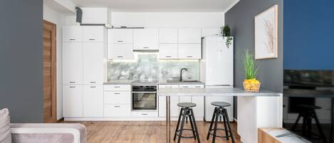 Lejlighed - balkon | Privat køkken