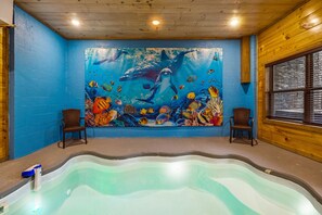 Cabin, 3 Bedrooms | Pool | Indoor pool - Smoky Blue Haven 3 Bedroom Cabin (Sevierville)