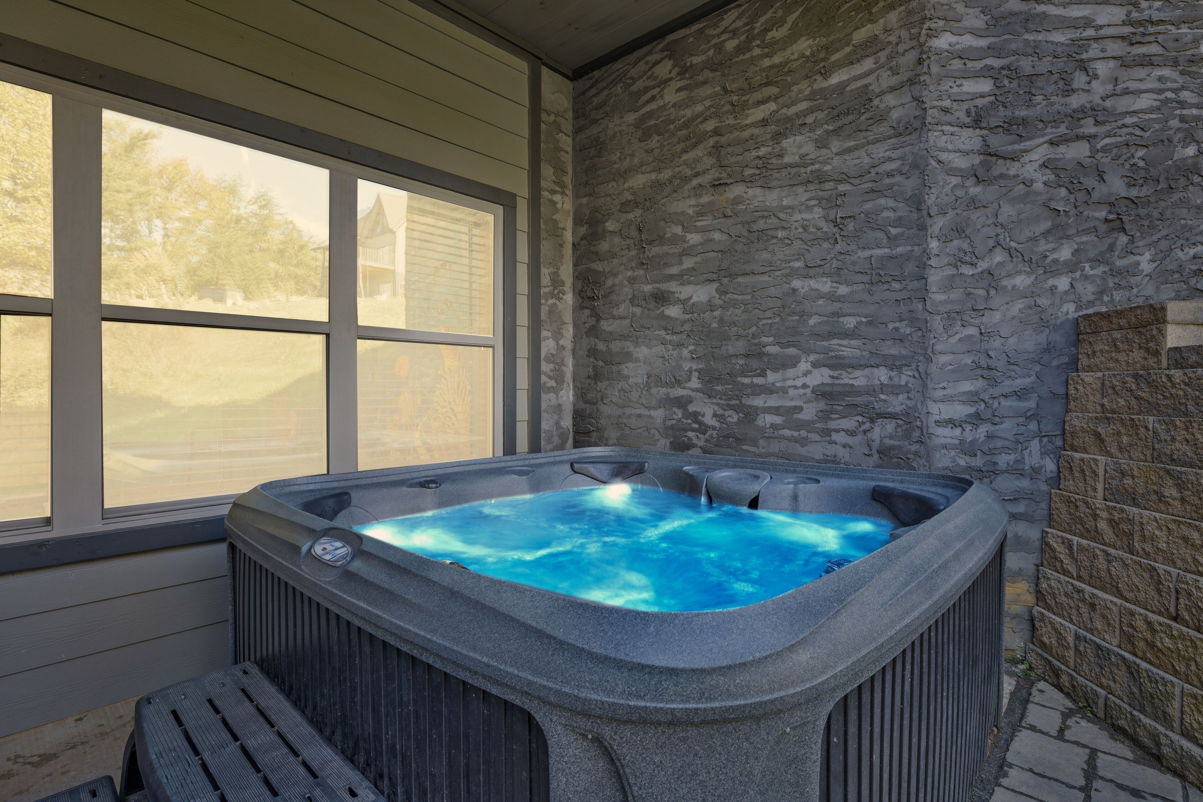 小屋, 3 间卧室 | 室内 SPA 浴缸