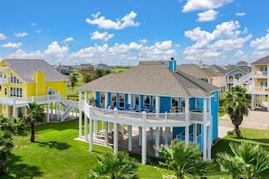 Exterior - Casa Azul 3 Bedroom Home (Port Bolivar)