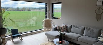 Modern detached house with sauna! 6 beds. 20 min. From Oslo.