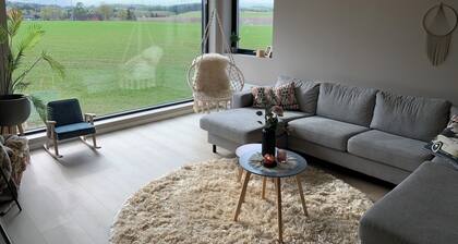 Modern detached house with sauna! 6 beds. 20 min. From Oslo.