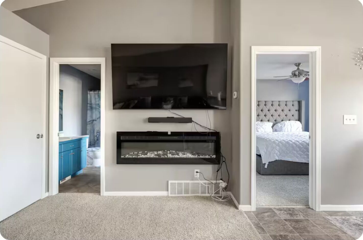 3 chambres, fer et planche à repasser, Wi-Fi, draps fournis