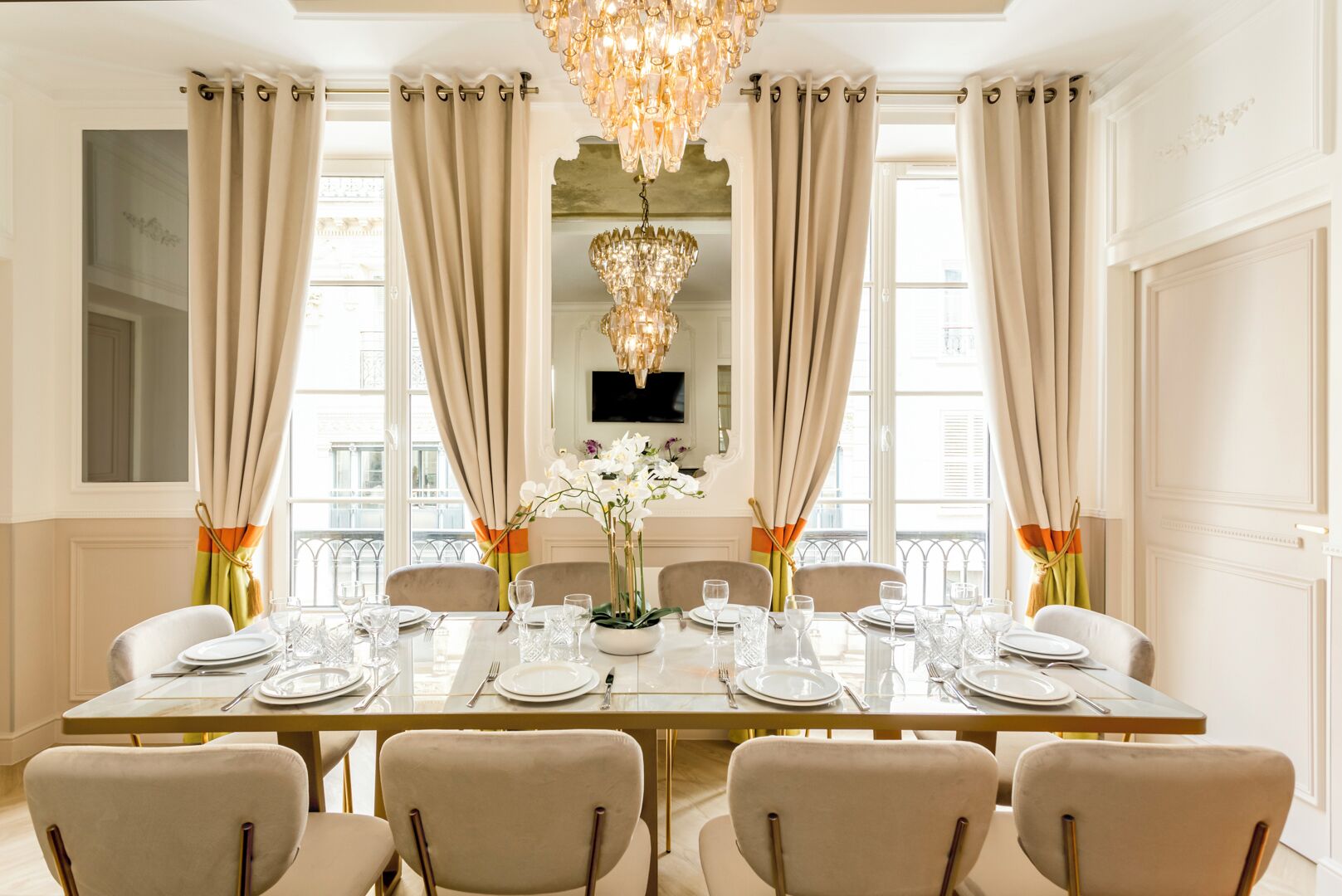 Departamento | Cocina privada | Refrigerador, microondas, horno y parrilla de estufa 