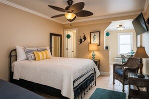 1 habitación, tabla de planchar con plancha, internet y ropa de cama 