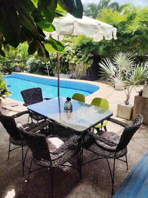 Værelse - 1 soveværelse - ryger - privat pool | Terrasse/gårdhave
