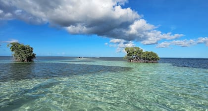 Top of villa with pool between sea and mountains 3min from the beach