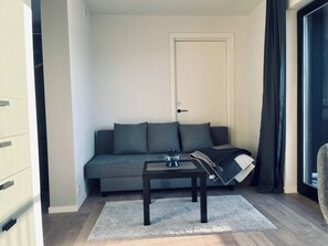 Apartamento, 1 habitación, fumadores, balcón | Sala de estar