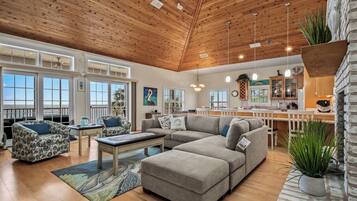 TV connectée, cheminée