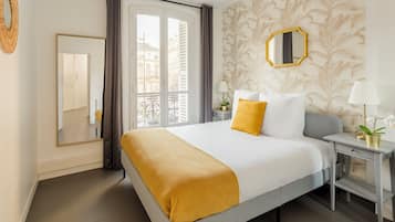 Appartement | Hypoallergeen beddengoed, pillowtop-bedden, individueel gedecoreerd