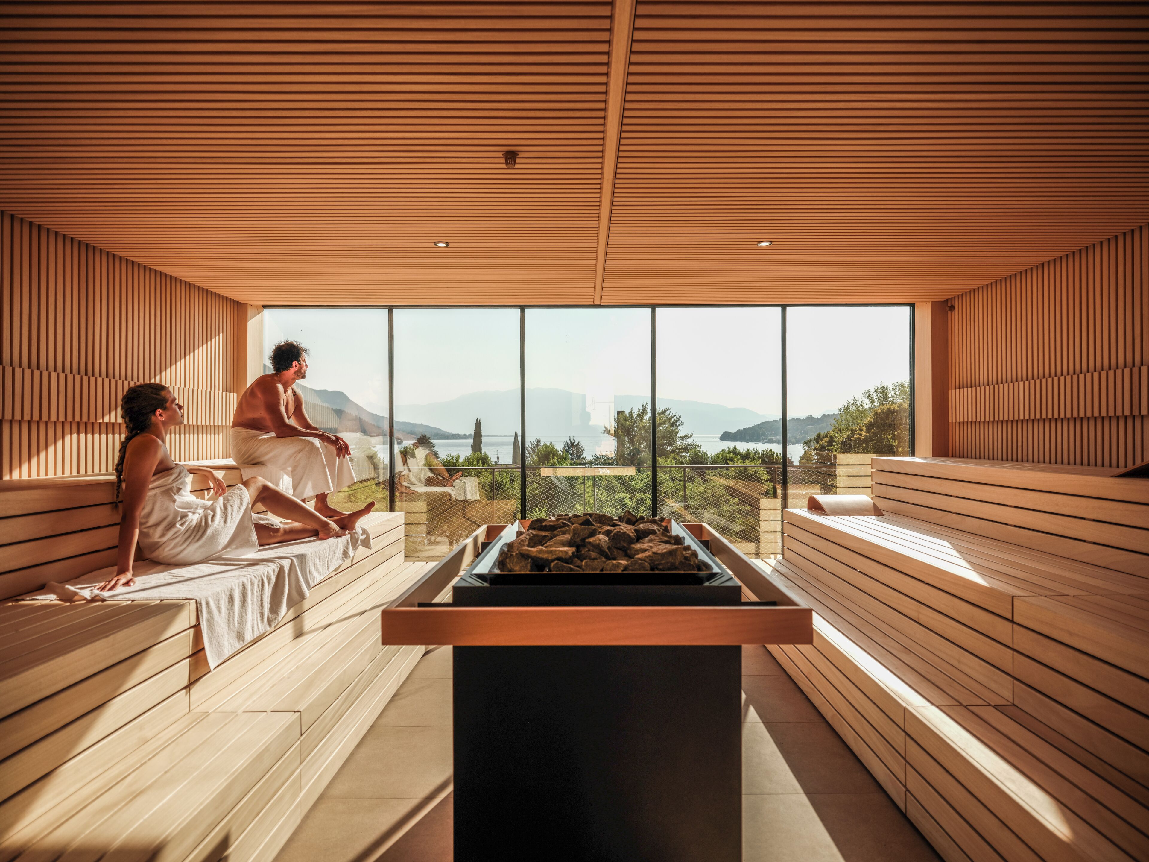 Área de tratamiento exterior, un sauna, baño turco, baño turco/hammam