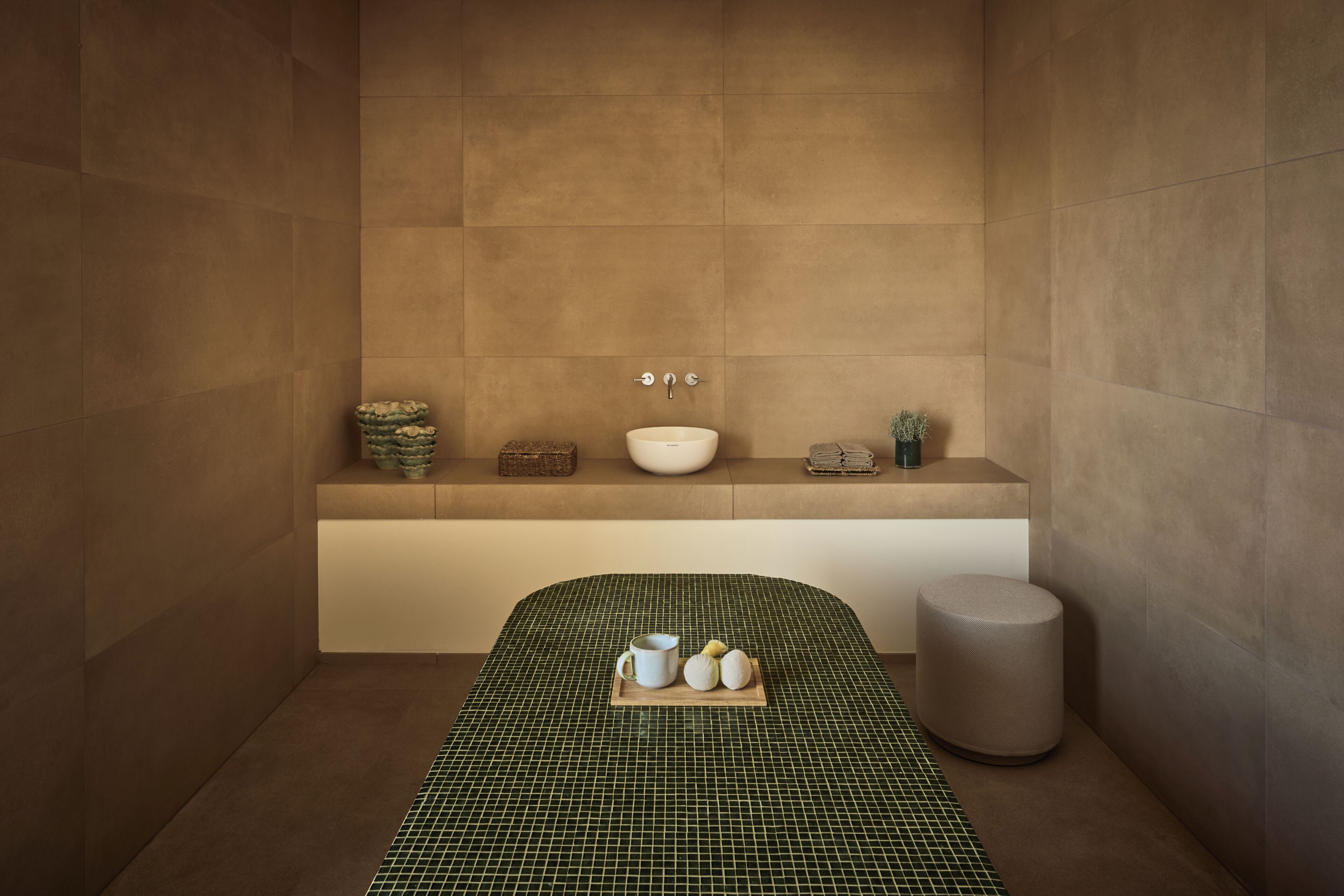 Área de tratamiento exterior, un sauna, baño turco, baño turco/hammam