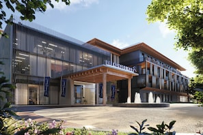 Façade de l’hébergement 