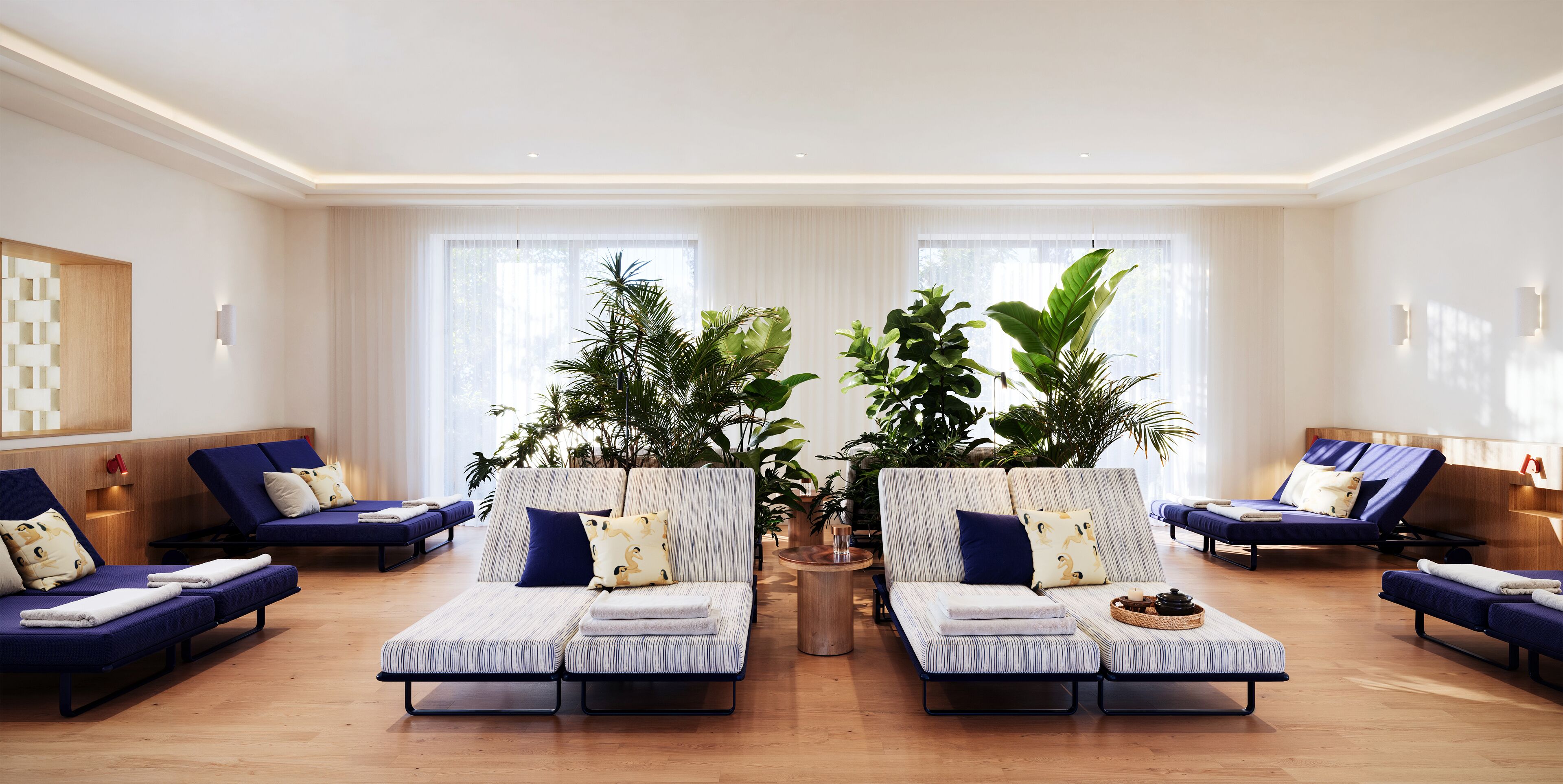 Espace de soins en plein air, sauna, hammam, hammam, soins corporels