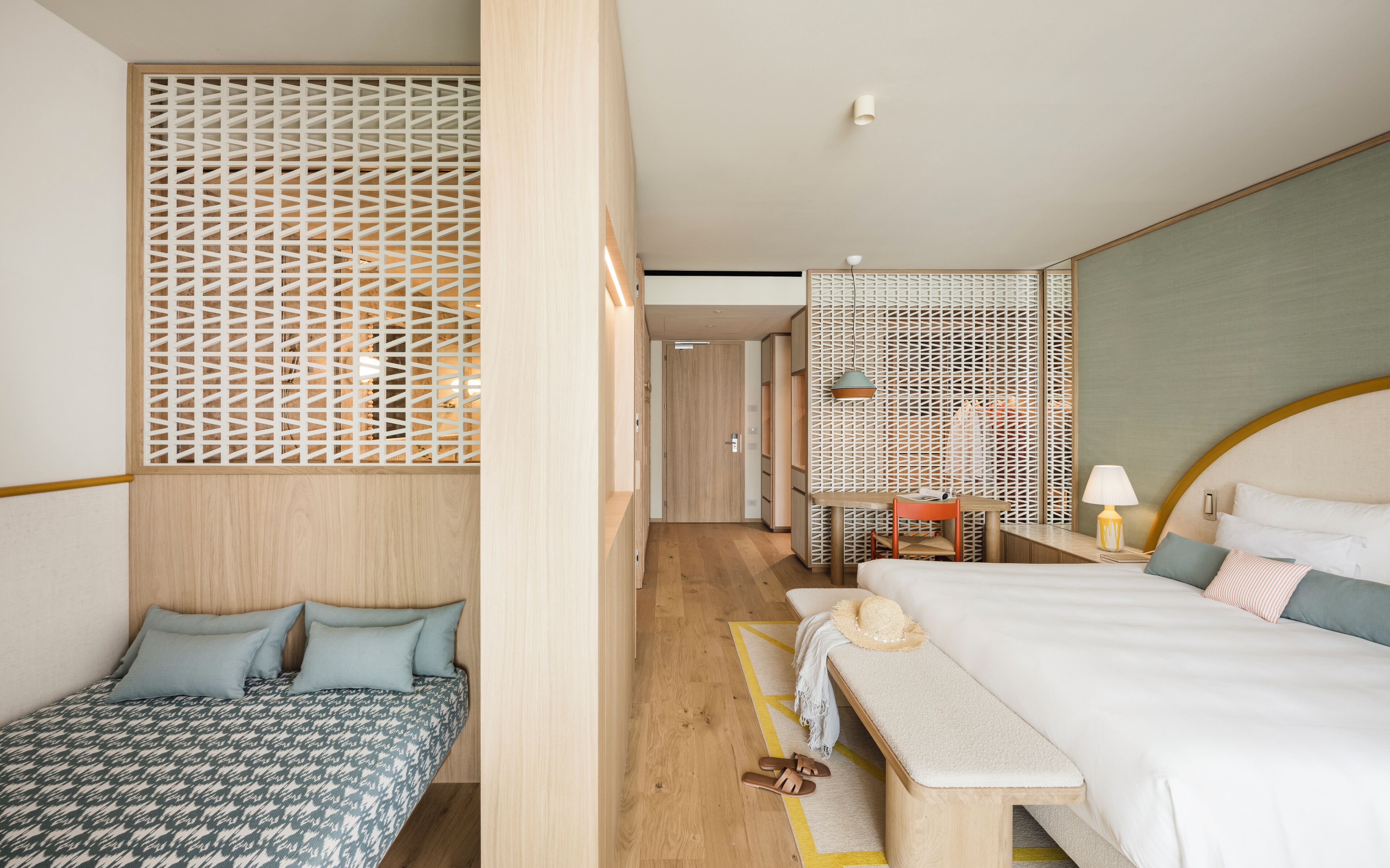 Family Suite, Balcony | Minibar, in-room safe, desk, laptop workspace