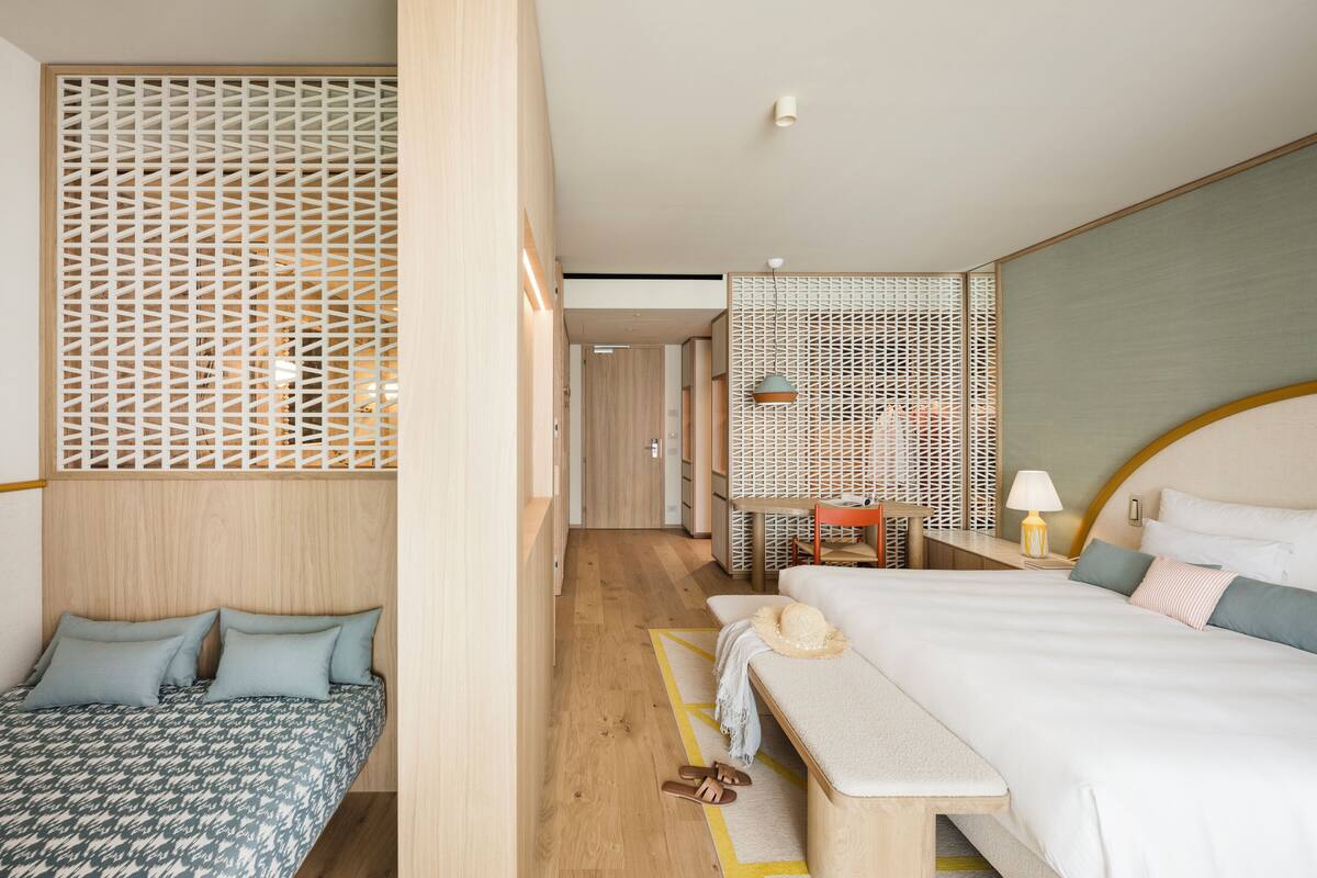 Family Suite, Balcony | Minibar, in-room safe, desk, laptop workspace