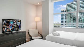 Condo, Balcony, City View | Iron/ironing board, free WiFi