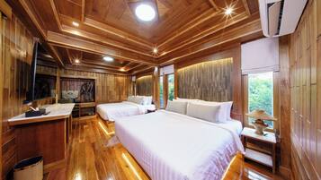 Literie de qualité supérieure, mini-bar avec articles gratuits