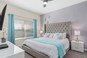 4 bedrooms, iron/ironing board, free WiFi, bed sheets