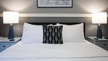 Bungalow, patio, vue jardin