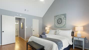 Blackout curtains, iron/ironing board, free WiFi