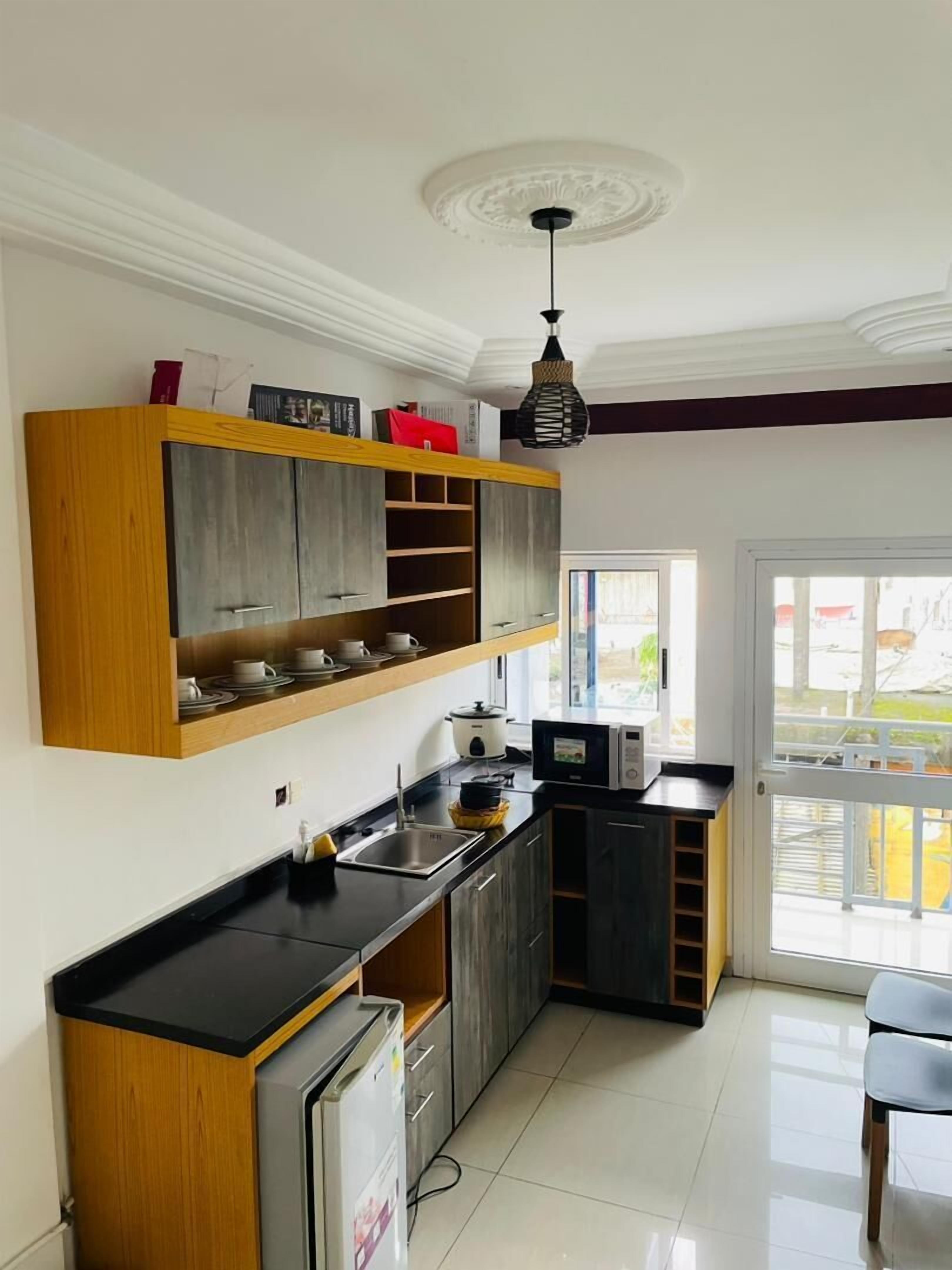 Penthouse Deluxe, balcon, vue ville | Cuisine privée