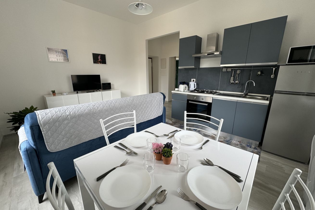 Fridge, microwave, electric kettle