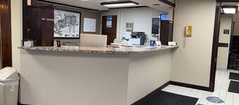 Right off the Interstate, American style Restaurant/Bar Next door & Great Rates!