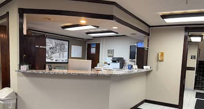 Right off the Interstate, American style Restaurant/Bar Next door & Great Rates!