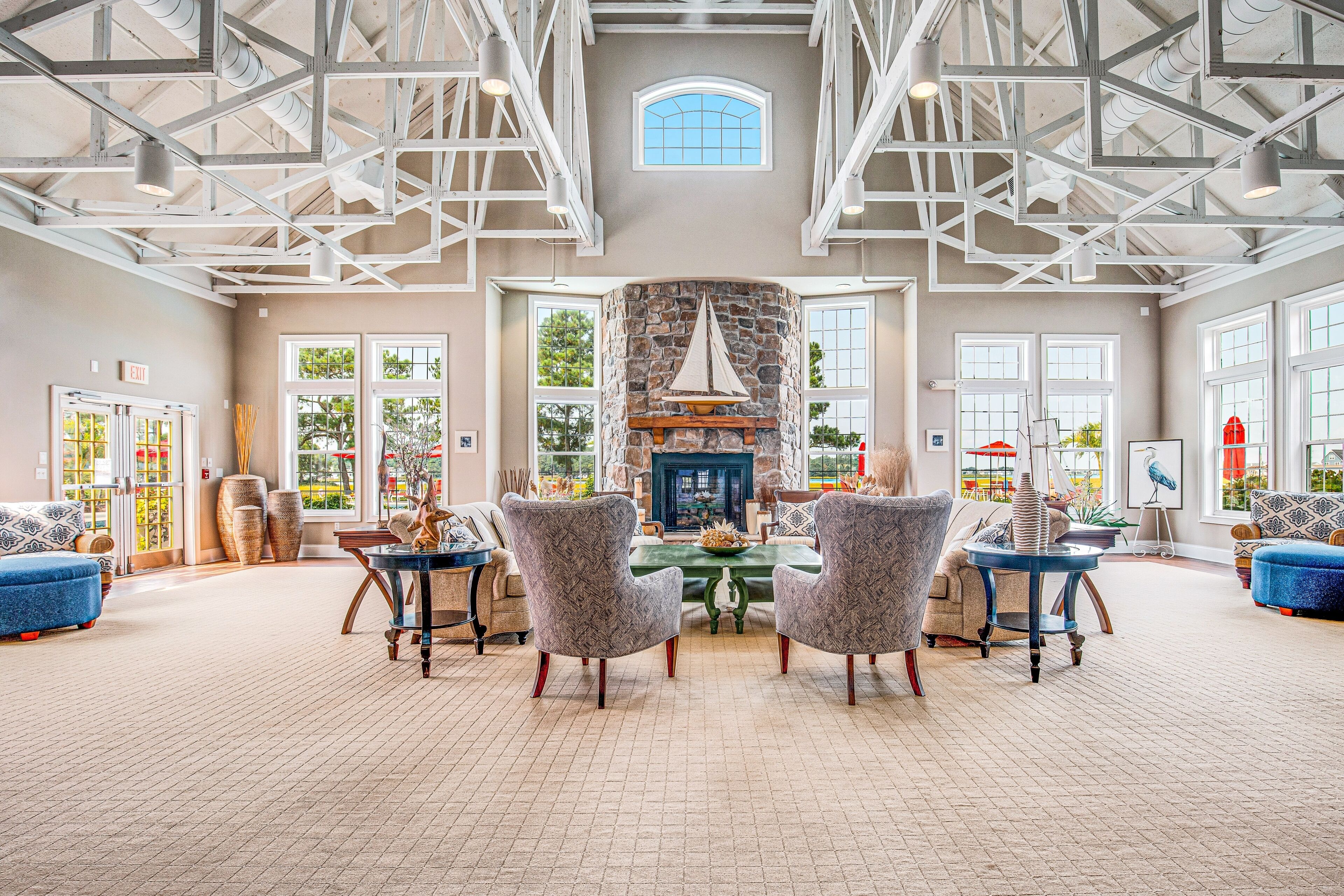 TV, fireplace, table tennis