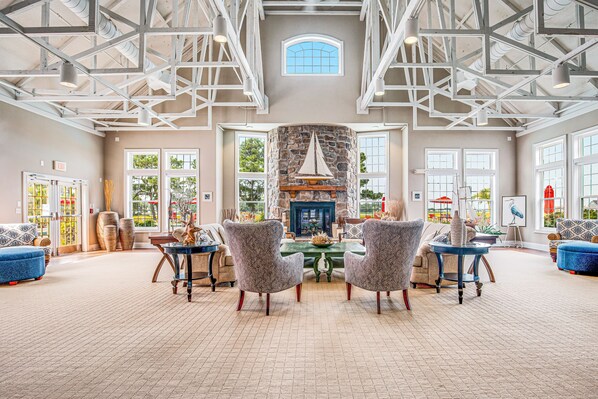 TV, fireplace, table tennis