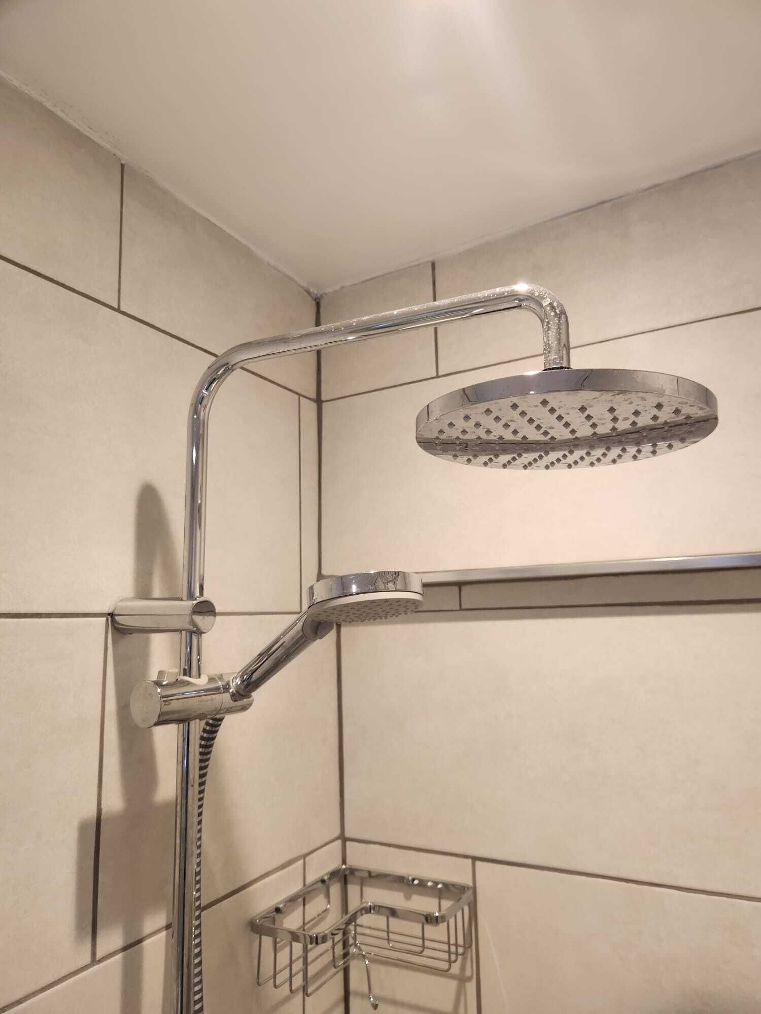 Dusche, Haartrockner, Bidet, Handtücher