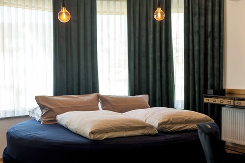 Studio Deluxe Apartment w Round Bed at Kavenija Aprtments