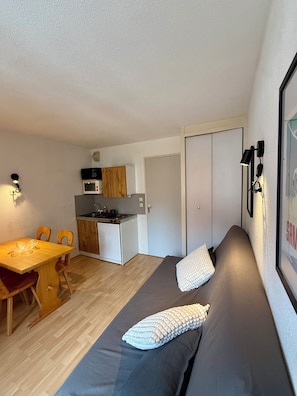 Interior - Samoens Center - 4-person studio with balcony (Samoëns)