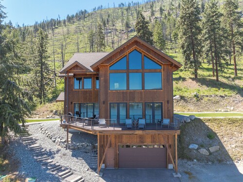 Beautiful home with lake access, private dock - unparalleled panoramic views!